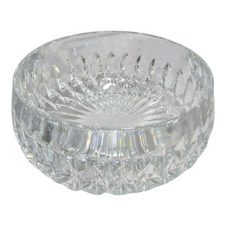Late 20th Century Gorham Heavy Crystal Bowl For Sale