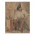 Captivating 19th-Century Colored Chalk Drawing: Seated Scottish Figure (Circa 1875) For Sale