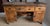 Industrial Vintage Industrial Desk With Integrated Swing-Out Stools For Sale - Image 3 of 18