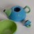 2000 - 2009 Whimsical Tea-for-One Set, Nesting Tea Cup and Tea Pot For Sale - Image 5 of 6