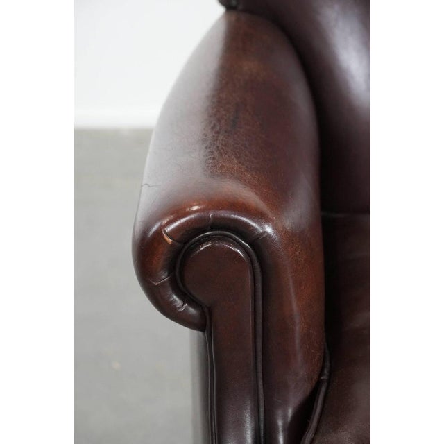 Club Chair in Sheepskin Leather For Sale - Image 14 of 16
