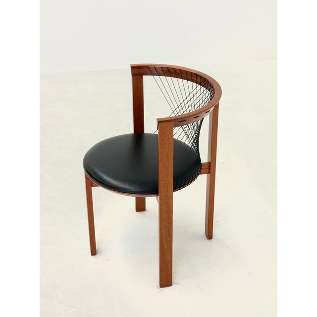 1970s String Chairs by Niels Jørgen Haugesen for Tranekær Furniture, 1970s, Set of 4 For Sale - Image 5 of 18