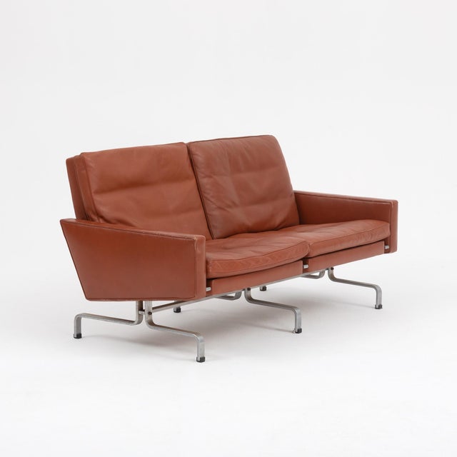 Poul Kjærholm Pk31 Leather Lounge Set for Fritz Hansen, Denmark, 1988 - Set of 4 For Sale In New York - Image 6 of 18