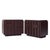 Mid-Century Modern Lane Staccato Brutalist Mid Century Walnut Nightstands - Pair For Sale - Image 3 of 11