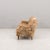 Gold Three-Seater Sofa in Long Sheepskin by Peter Hvidt & Orla Mølgaard-Nielsen for Fritz Hansen For Sale - Image 8 of 12