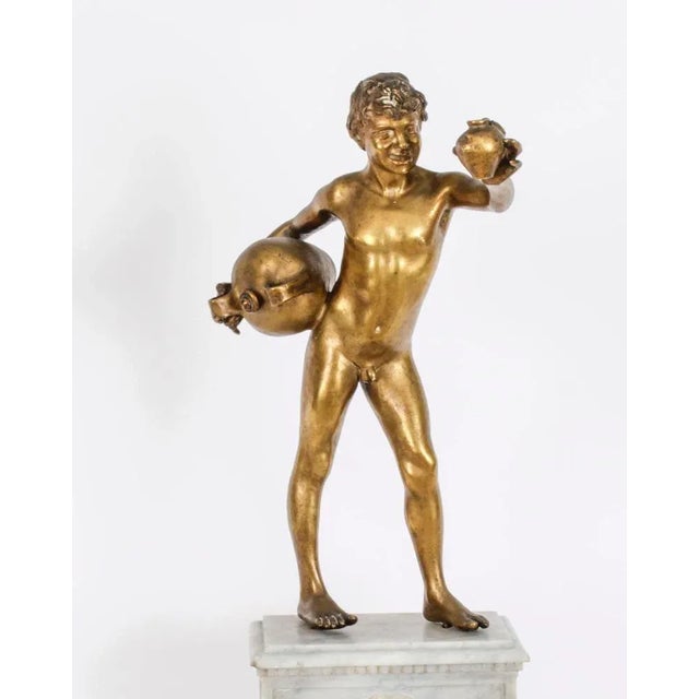 Antique Bronze Water Carrier by Vincenzo Gemito, 19th Century For Sale - Image 3 of 14