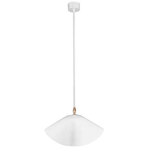 Mid-Century Modern White Library Pendant by Serge Mouille For Sale - Image 6 of 6