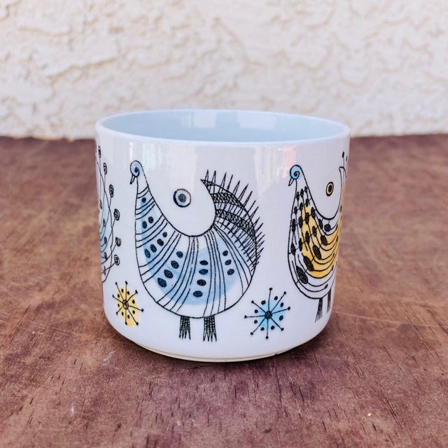 This is a wonderful ceramic "Fenix" Cup designed for Rorstrand by Marianne Westman in the 1950s. It features multi-color...