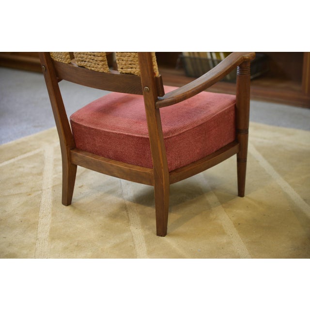 Brutalist Armchairs attributed to Audoux Minet, 1950s, Set of 2 For Sale - Image 10 of 14