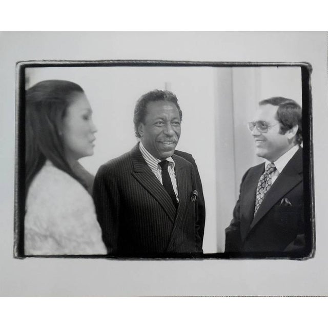 Printmaking Materials Fred McDarrah, Gordon Parks, Alan King and Genevieve Young Vintage Silver Gelatin photo, 1972 For Sale - Image 7 of 7