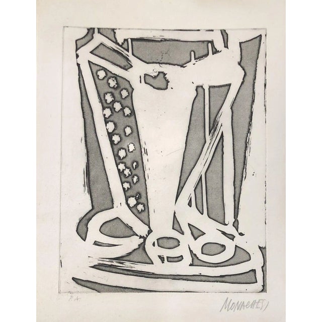 Untitled - 20th Century - Sante Monachesi - Etching - 1970 ca. 1970 ca. For Sale