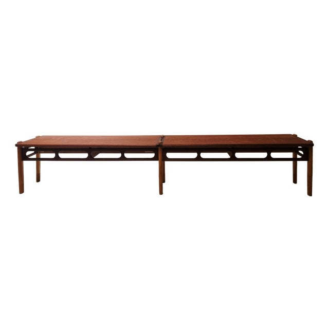 Vintage Bench by William Watting for Scanflex, 1950s For Sale