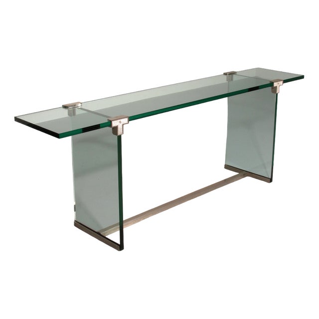 Glass Model T30 Side Table by Peter Ghyczy, 1970s For Sale