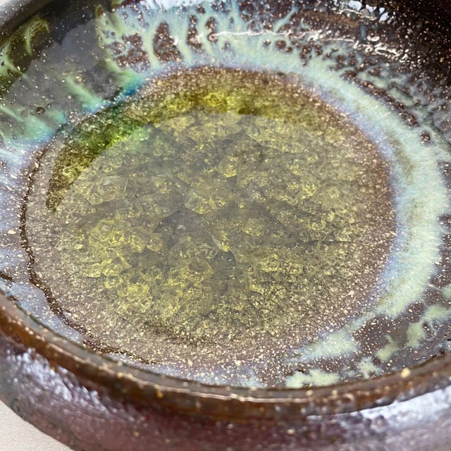 Ceramic Studio Pottery Bowl Shell Element by Gerhard Liebenthron, Germany, 1970s For Sale - Image 10 of 18