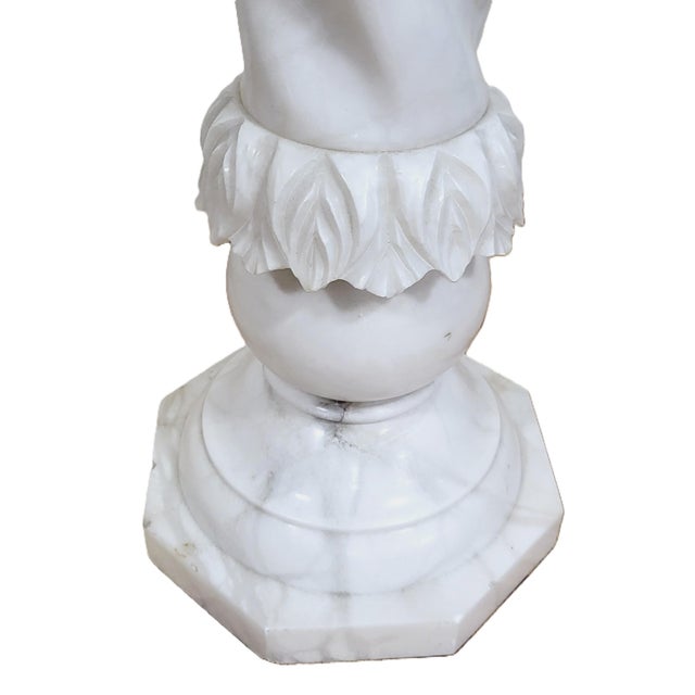 From a fine Rye New York estate, we have a pleasure to offer you this gorgeous Italian Mid-Century Made CARVED CARRARA...