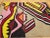 Mid-Century Modern Vintage Mid-Century Modern Handwoven Tapestry, Abstract Design, Wool For Sale - Image 3 of 9