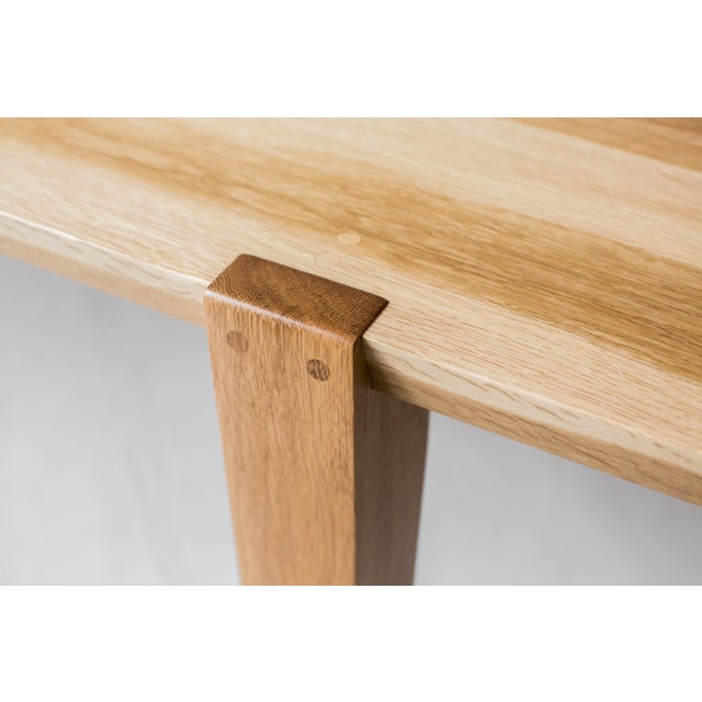 84" Oslo Dining Table by Studio Moe in American White Oak For Sale - Image 4 of 7