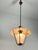 Mid-Century Murano Reticello Glass and Brass Hanging Light, 1950s For Sale - Image 9 of 16