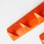 Orange Ds Nos Vintage Wall Hooks Rail Coat Hanger Orange Space Age Plastic GDR 1970s 1980s For Sale - Image 8 of 12