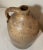 Antique 1800's Handmade Stoneware Salt Glazed Cobalt Pottery Jug Vase W/ Handle For Sale In New York - Image 6 of 10