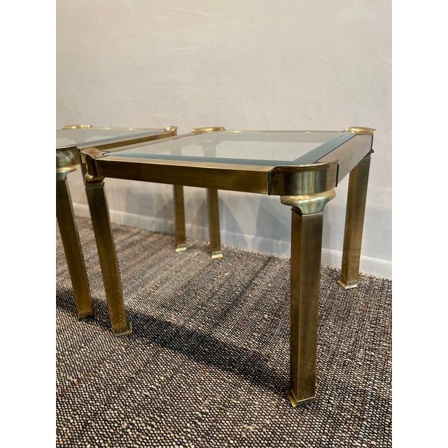 1960s Vintage in the Manner of Mastercraft Hollywood Regency Side Tables - A Pair For Sale - Image 9 of 9