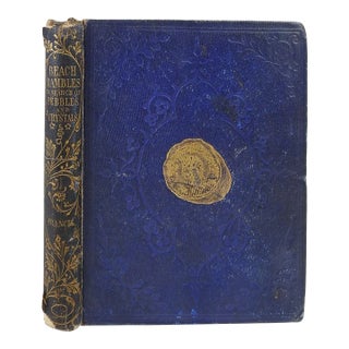 Antique 1859 Beach Rambles in Search of Seaside Pebbles & Crystals Book For Sale