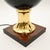 Vintage Italian Walnut and Brass Table Lamps, 1970, Set of 2 For Sale - Image 9 of 11