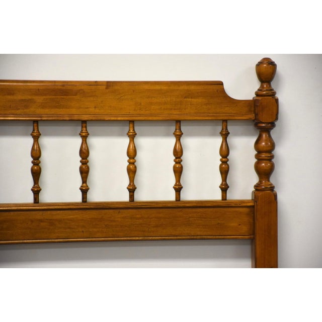 Ethan Allen Heirloom Collection Solid Maple Queen Headboard Chairish