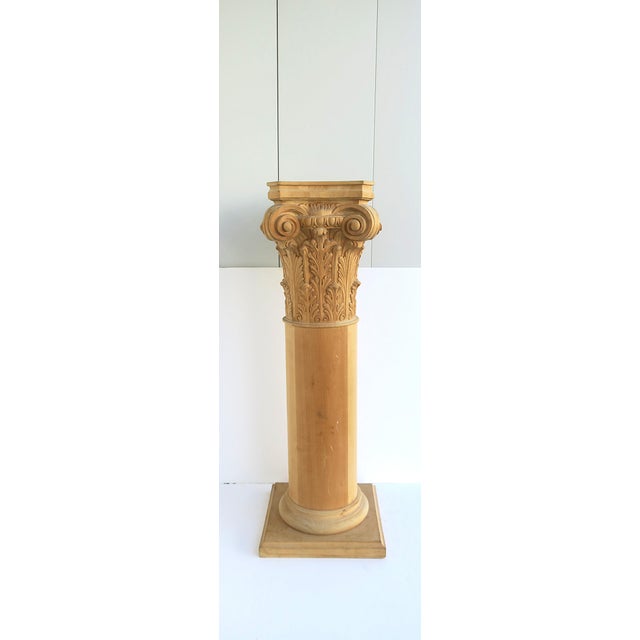 Column Pedestal Stand, Greco-Roman Style, Late-20th Century For Sale - Image 9 of 11