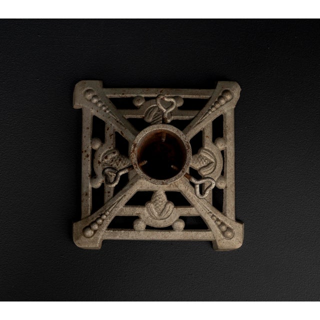 Art Nouveau Cast Iron Christmas Tree Stand, 1920s For Sale - Image 16 of 16