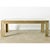 A massive, solid bronze coffee table in the manner of Belgian designer Peter van Heeck to make an architectural statement...