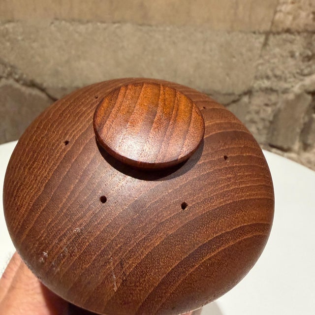 Wood Jens Quistgaard Teak Dansk Pepper Mushroom Pepper Mill Scandinavian Modern 2 For Sale - Image 7 of 8
