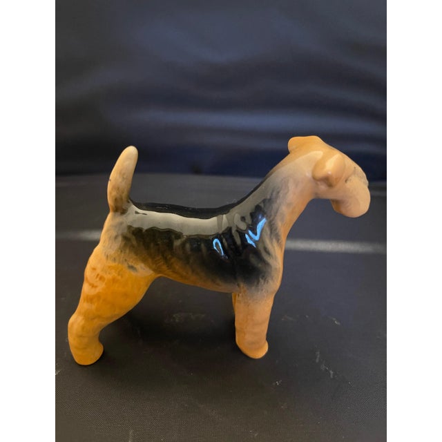 Early 20th Century English Porcelain Figure of Fox Terrier Dog, 20th Century For Sale - Image 5 of 7