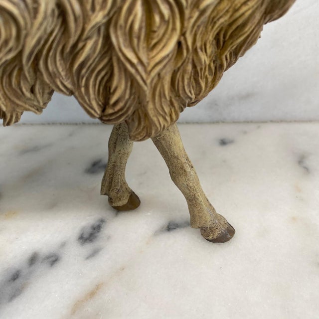 Cold Pressed Painted Bronze Statue of a Sheep For Sale - Image 10 of 12