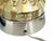 Large Lamps Sage Green & Bronze Painted Plaster New Nickel Silver Hardware - Pair For Sale - Image 12 of 14
