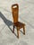 Sculptural High-Back Chair in Olive Wood, France, 1960s For Sale - Image 4 of 9