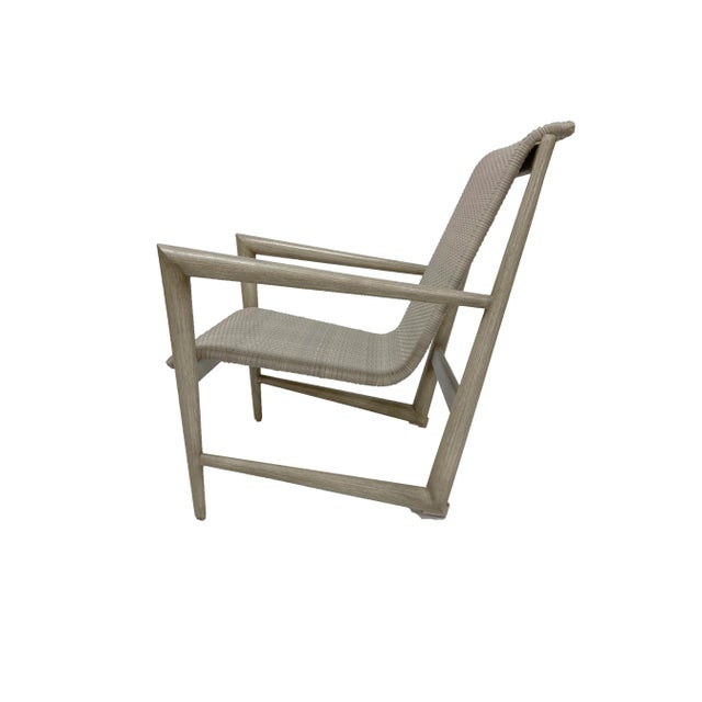 Summer Classics Outdoor Lounge Chair and Ottoman For Sale In New Orleans - Image 6 of 11