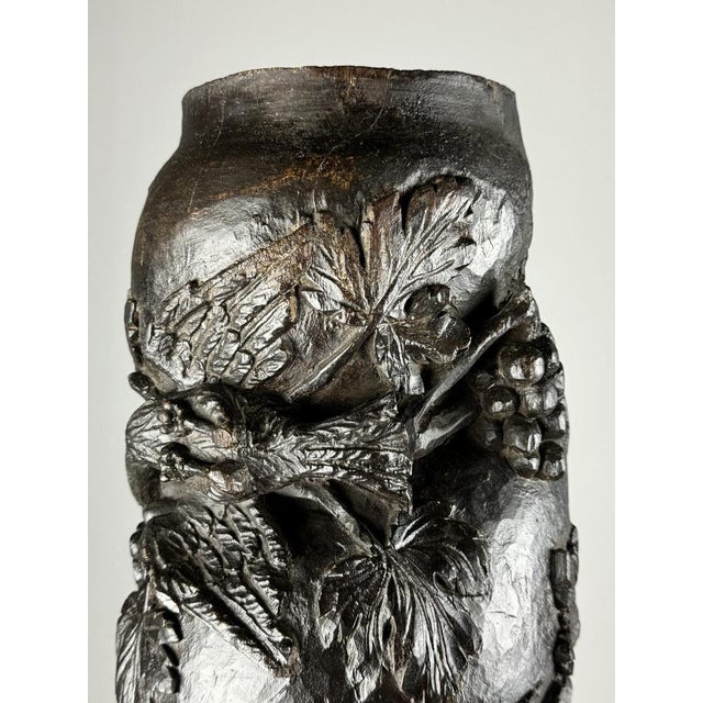 Wood Hand-Carved Column, 18th Century For Sale - Image 7 of 18