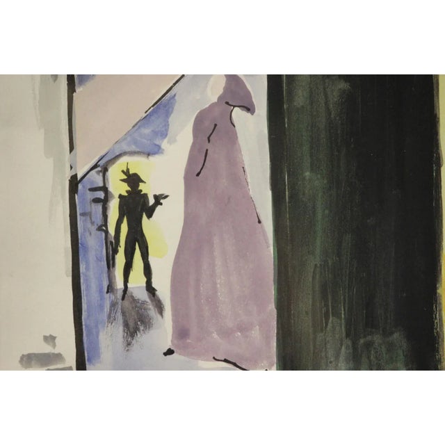 "Model w/ Bouquet of Roses" For Sale - Image 4 of 5