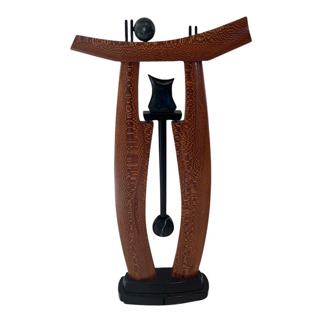 Signed Michael Costello 2005 Monumental Kinetic “Earthquake Detector” Sculpture For Sale