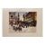 1905 Italian Original Print - Piazza Santa Croce - From Book Florence & Some Tuscan Cities (1905) For Sale