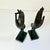 Mid-Century Asian Boho Chic Cast Metal Buddha Hand Sculpture - Set of 2. For Sale - Image 4 of 13