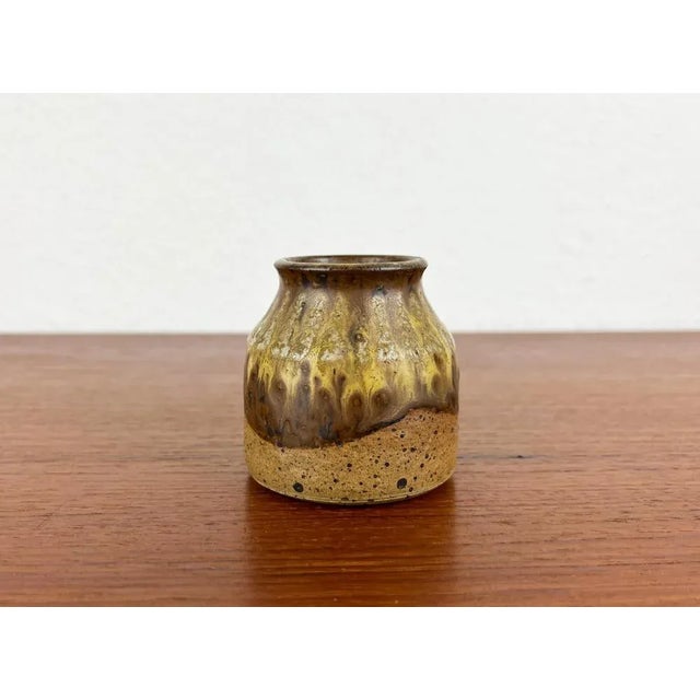 Small Mid-Century German Studio Pottery Vase by Walter Stürmer, 1960s For Sale - Image 6 of 12