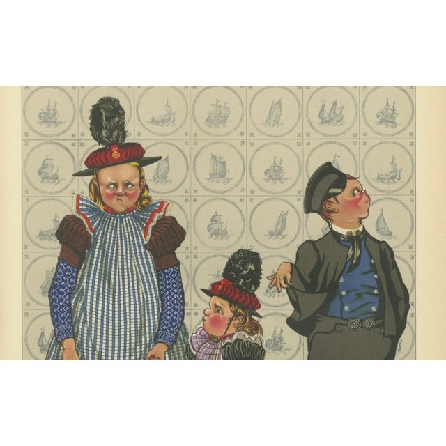 1930s Gratiane de Gardilanne and Elizabeth Whitney Moffatt, Sunday Dress of Huizen Children, 1932, Print For Sale - Image 5 of 6