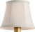Traditional Visual Comfort Signature 6" Champagne Silk Bell Empire Shade For Sale - Image 3 of 3