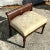Brown Vintage Regency Inlay Bench For Sale - Image 8 of 9