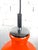 Vintage Orange Glass Pendant Lamp, Germany, 1970s For Sale - Image 3 of 17