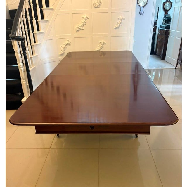 Antique William IV Extendable Dining Table in Figured Mahogany, 1835 For Sale - Image 4 of 15