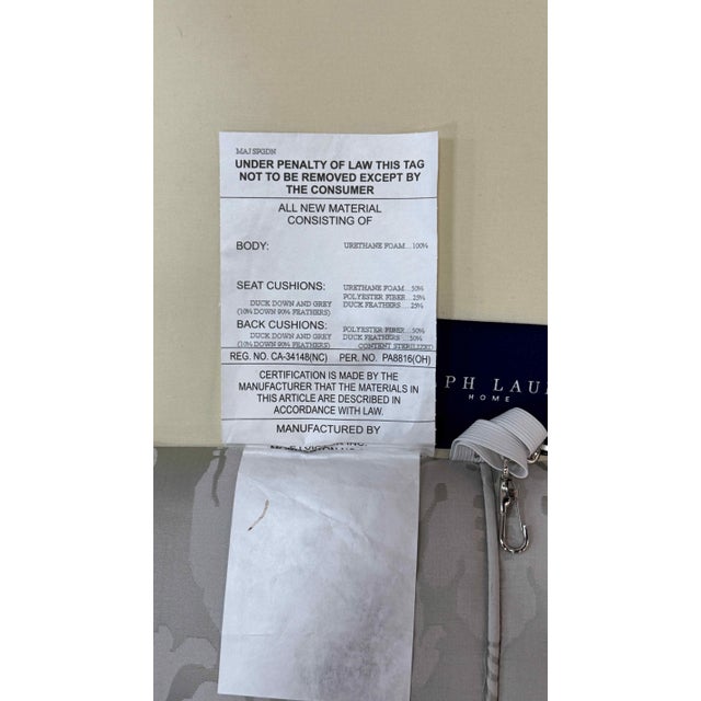 Ralph Lauren Heiress Sofa W/ Damask Upholstery For Sale - Image 14 of 14