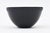 Postmodern Ward Bennett Sengai Sasaki Post Modern Black Glass Bowl, 1980's For Sale - Image 3 of 10